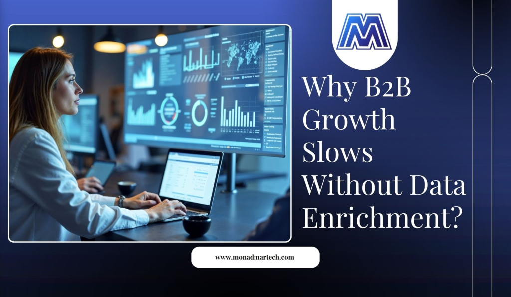 B2B growth slows without data enrichment. Learn how clean, intent-driven data improves lead quality, targeting, and predictable revenue growth.