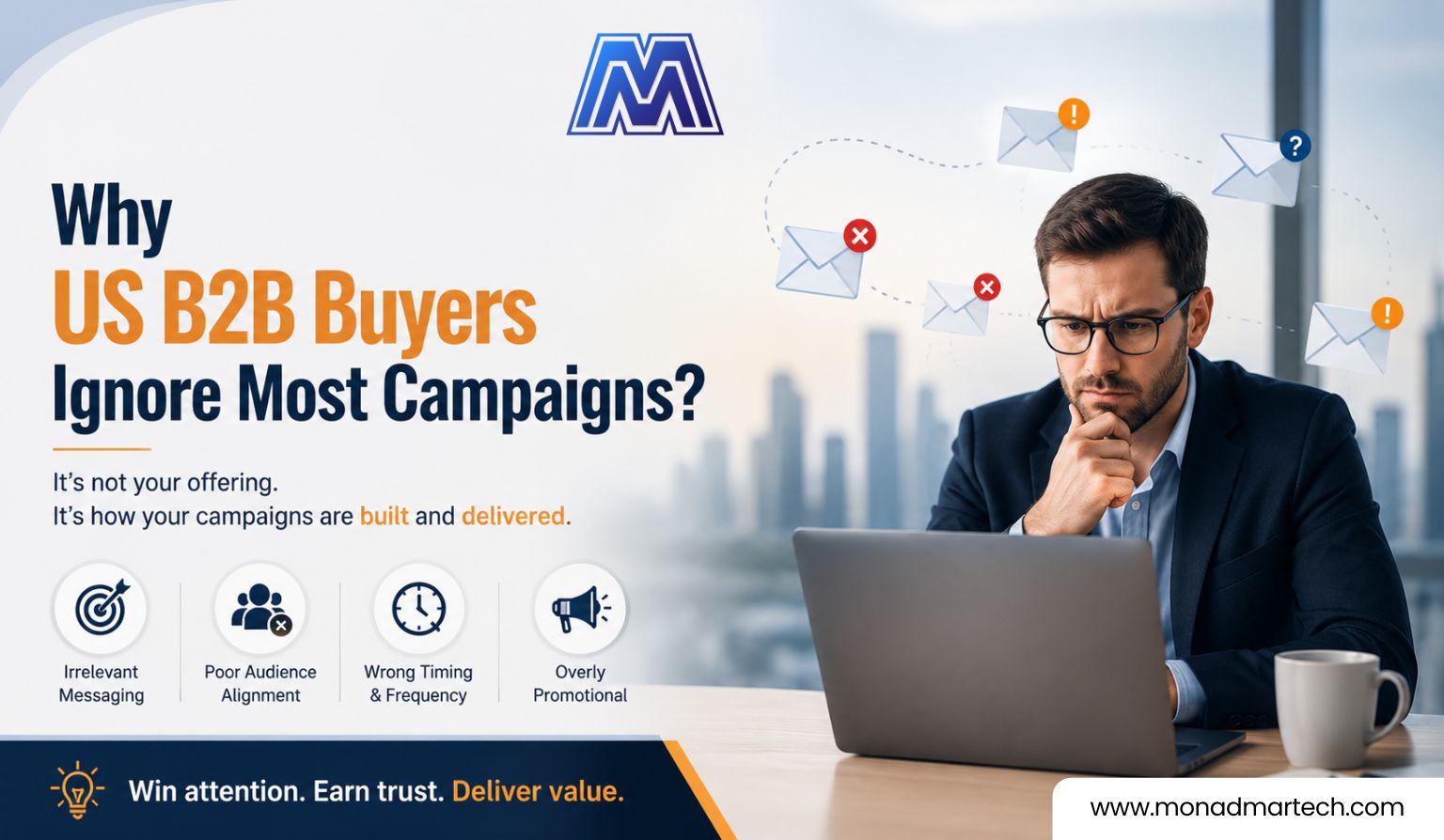 US B2B buyers ignore most campaigns due to poor ICP alignment generic messaging and weak execution. Discover how smarter delivery drives real engagement.