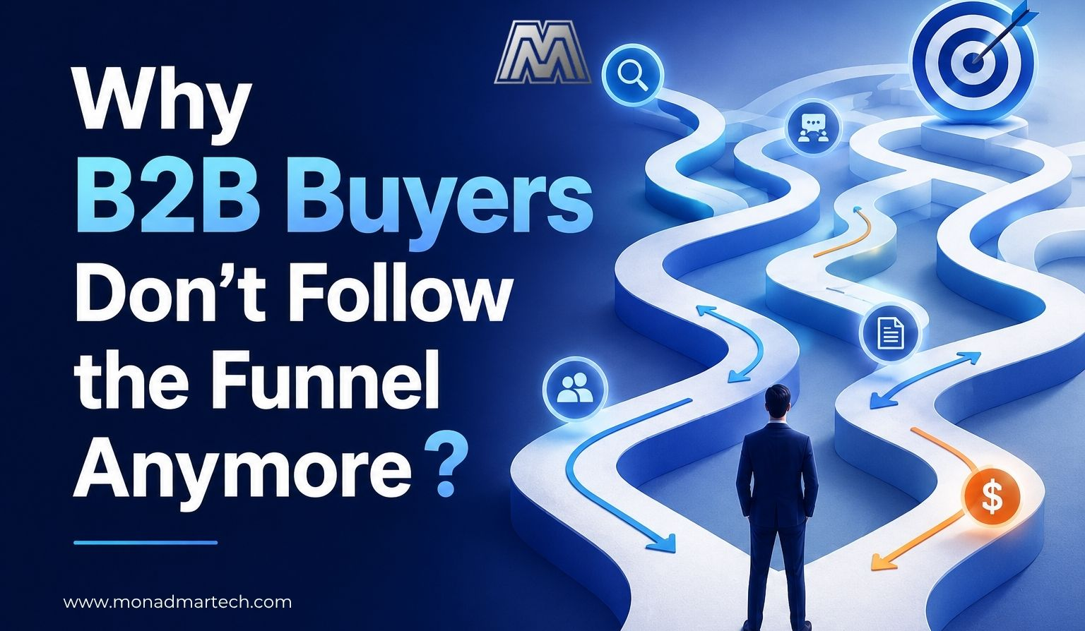 The B2B buyer journey is changing. See why buyers no longer follow a linear funnel and how better targeting, content, and intent signals support growth.